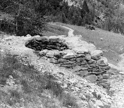 historisches Kalkbrennen