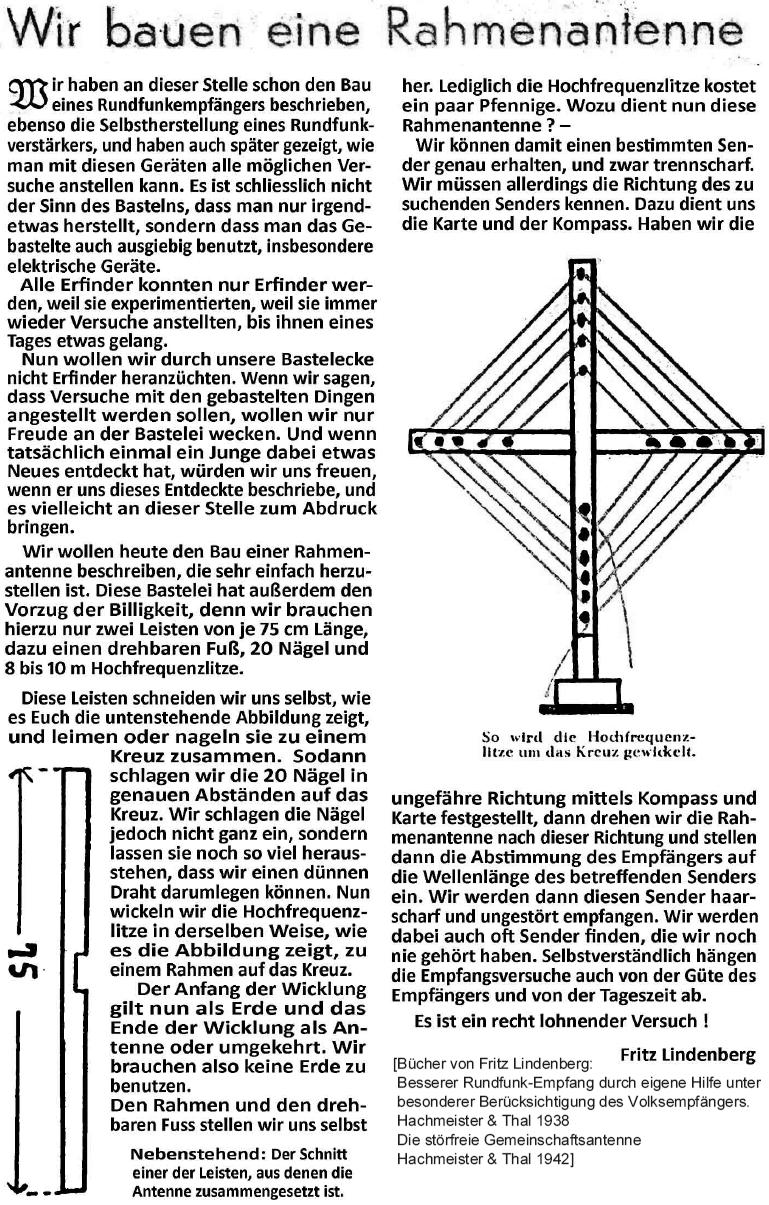 BOÎTES D’EXPÉRIMENTATION KOSMOS Radiomann et RADIO-TECHNIK Rahmenantenne